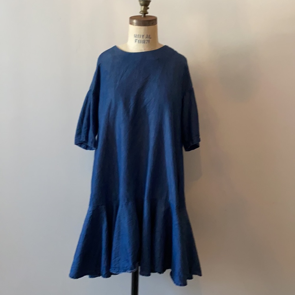 French Connection Denim Shirt Dress size 6